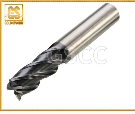 4 Flutes Unequal Helix High Performance Carbide End Mills Ceramic Milling Cutter