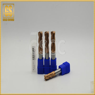 4 Flutes Unequal Helix High Performance Carbide End Mills Ceramic Milling Cutter