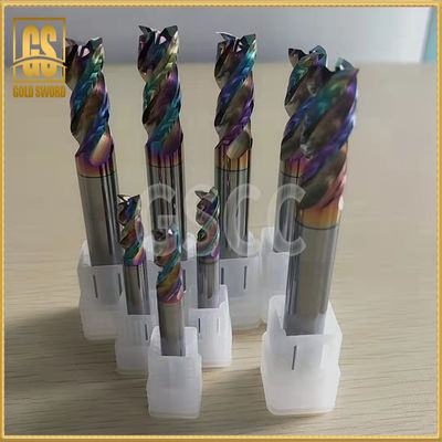 3 Blade Uncoated Tungsten Steel End Mill CNC Tool Alloy Knife 55 Degree