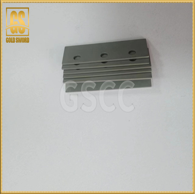 Three Holes Carbide Scraper Blade Rectangle Shaped Good Toughness For Cutting