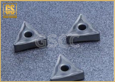 Triangle Custom Carbide Inserts , CNC Carbide Tool Inserts YG6 / YG8 / Grade