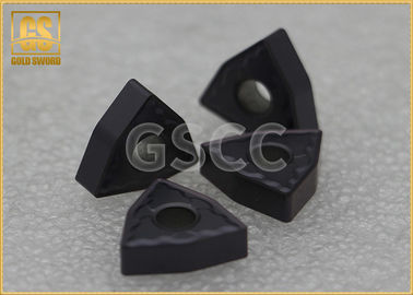 Stainless Steel Cutting Tungsten Carbide Inserts With PVD / CVD Coated