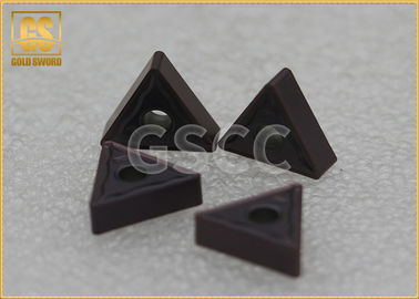 Black Tungsten Carbide Inserts Cutting Tools High Temperature Resistance