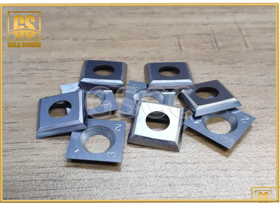Double Holes Tungsten Carbide Scraper Blade Indexable Insert Tip For Woodworking