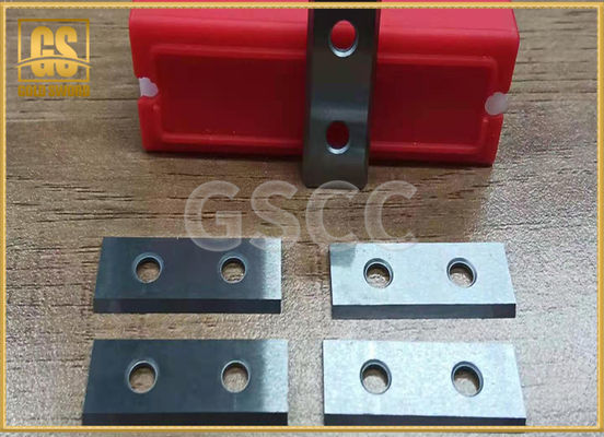 Double Holes Tungsten Carbide Scraper Blade Indexable Insert Tip For Woodworking