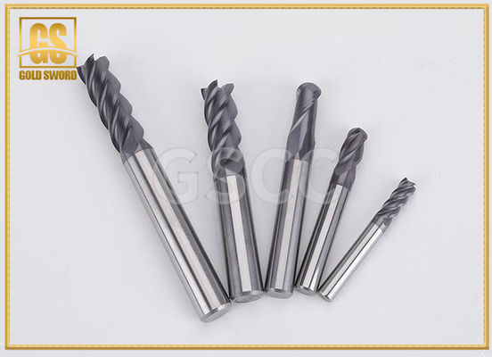 Coated Standard Carbide Milling Cutters Multi Flute With Customized Size