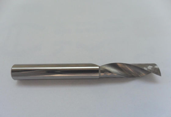 Tungsten Cemented Carbide Cutting Tools Straight Shank Single Flute End Mill