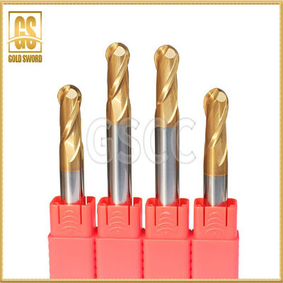 2 Flute Solid Carbide Ball End Mill Cutter For Stainless Steel