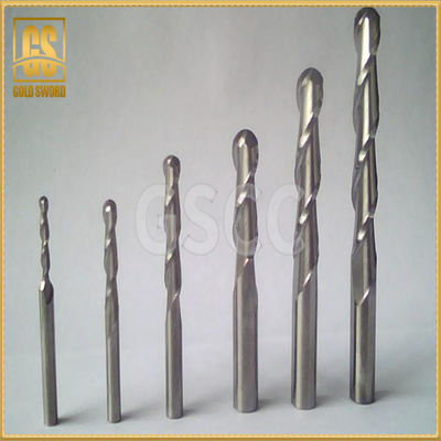 2 Flute Solid Carbide Ball End Mill Cutter For Stainless Steel