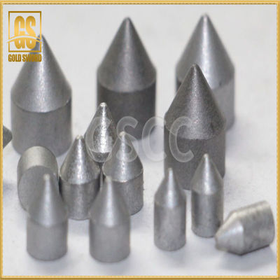 WC-Co Alloy Tungsten Carbide Brazed Tips Geological Mining Tools