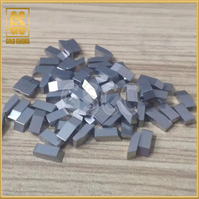 YG3 YG6X YG6 YW1 Tungsten Carbide Saw Tips Nickel Coated Gray Sintered