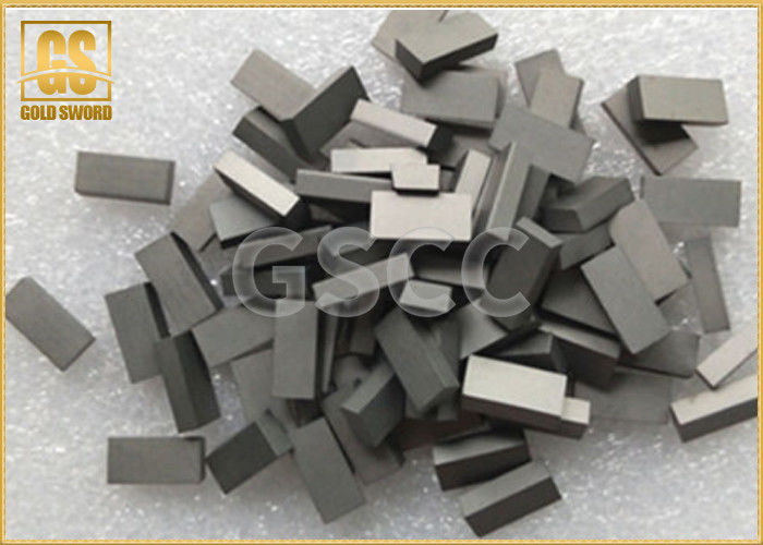 Low Alloy Steel Tungsten Carbide Saw Tips W2 Grade 1800 N / Mm2 TRS