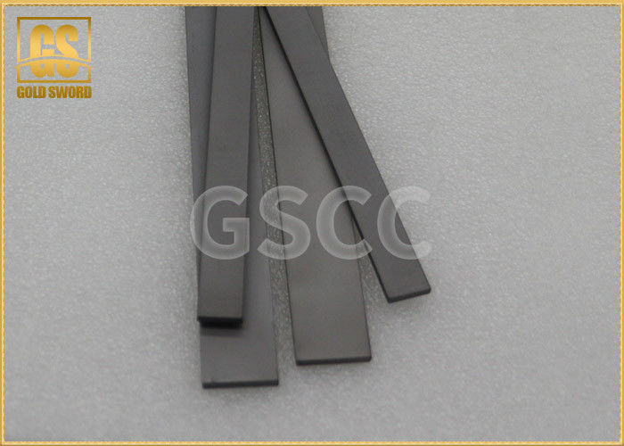 Super Hard Square Carbide Blanks , Grey Color Flat  Wear Strips