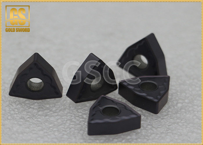 Lathe Carbide Milling Inserts / Accuracy Round Carbide Cutter Inserts