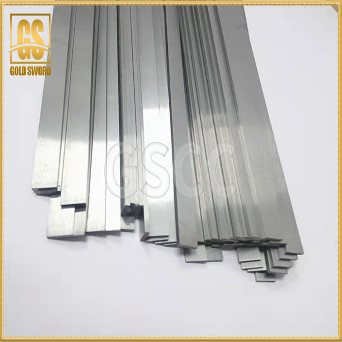 K10 K20 K30 Thin Tungsten Carbide Strips Wear Resistant Finely Polished Ground
